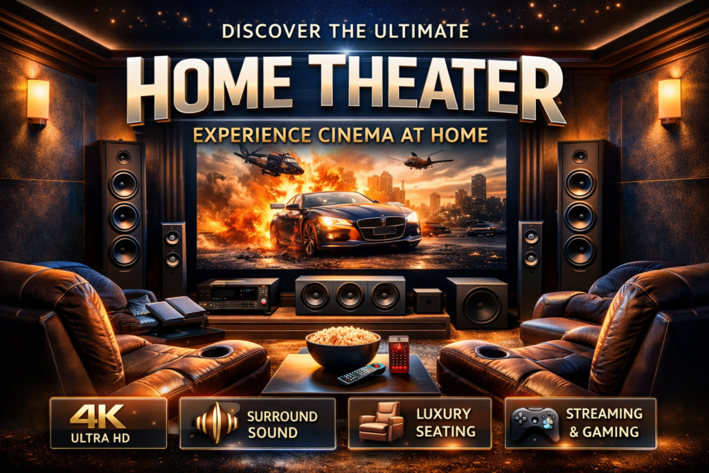 best home theater for experiencing theater feel at home with high sound quality 